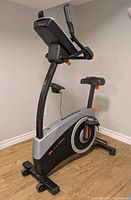 Left side view of entire exercise bike