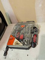 Front view of Jobmate 44-piece socket set in clamshell packaging