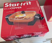 Box front showing Starfrit EcoCopper branding and product image