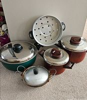 Group shot of all five cookware items