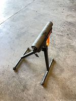 Full view of roller stand front angle