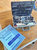 Clarinet parts in case with instruction book