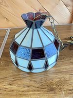 Full view of stained glass shade