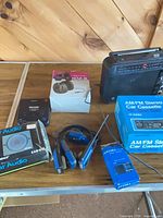 Wide view showing all items on table