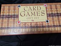 Closed gift set showing Card Games title and book-spine graphic