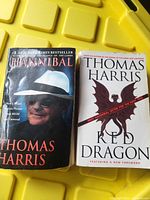 Front covers of both paperback novels