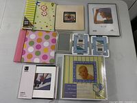 Group shot of all frames and albums