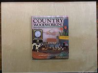 Front cover of hardcover book titled Country Woodworking