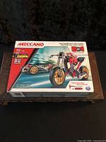 Front of boxed Meccano 5-in-1 Motorbikes or Cars set