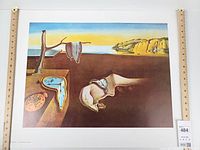 Full view of the Salvador Dalí art print showing image and white border