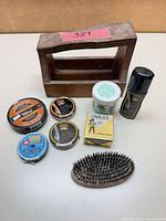 Entire lot laid out showing all nine items