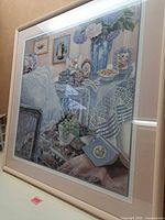 Full view of framed Susan Rios print