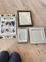 Group shot of all four decorative items