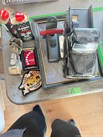 Group shot of all items on table