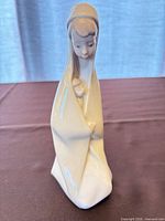 Front view of Lladró Madonna and Child porcelain figurine