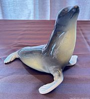 Full view of Royal Dux porcelain seal figurine