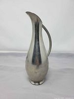 Full view of pewter ewer