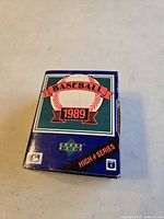Front of 1989 Upper Deck Baseball High Series boxed set