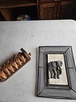 Wall art and napkin ring caddy overview