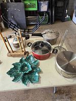 All items displayed on table