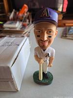 Front view of Mark Grace bobblehead with box