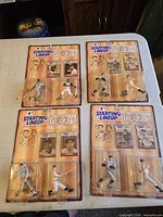 All four sealed Starting Lineup Baseball Greats two-figure sets