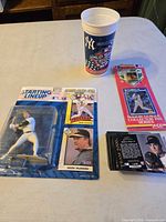 All four items grouped on table