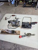 Overview of all five tools on table