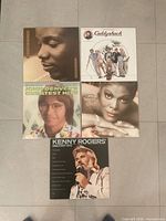 Group shot of all five album covers