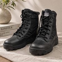 Full view of both boots showing overall condition and exterior details