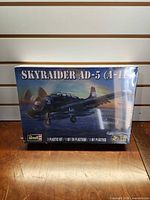 Front of sealed Revell Skyraider AD-5 (A-1E) model kit box