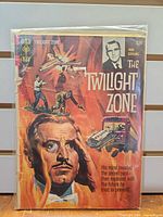 Front cover of Gold Key The Twilight Zone comic book in sleeve