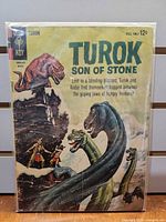 Front cover of bagged Turok Son of Stone comic