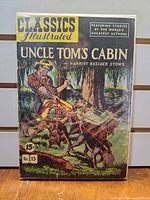 Front cover of bagged Classics Illustrated Uncle Tom's Cabin No.15 comic