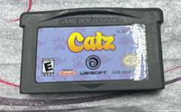 Front view of Catz Game Boy Advance cartridge showing label and condition