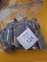 Bagged lot showing both handsets, cradles, cords