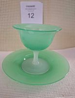 Full view of sherbet cup on saucer