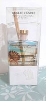 Front view of unopened Yankee Candle Sun & Sand reed diffuser in box