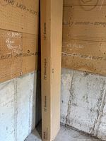Full length view of boxed 72" bookcase