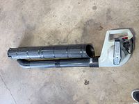 Full view of Craftsman blower with attached tube