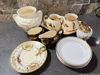 All pieces arranged showing variety and counts