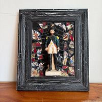 Full view of framed mosaic artwork showing entire piece