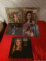 All five Connie Smith LPs displayed