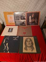 All seven Dan Fogelberg vinyl LPs displayed, covers visible