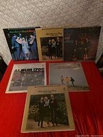 All six LPs laid out showing front covers