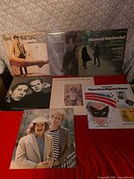 All seven LP album covers laid out for overview