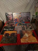 All eleven vinyl albums front covers visible in one shot