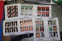 Five Princess Diana souvenir sheets with photographs, dated 1961-1997