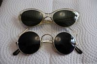 Both pairs of sunglasses front view