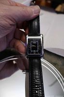 Full view of Timex watch, strap extended